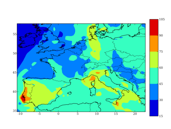 Ozone
map